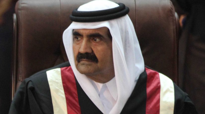 Qatari Emir Sheikh Hamad bin Khalifa al-Thani