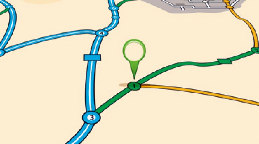 Plan avec géolocalisation