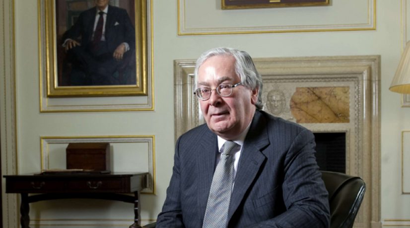 Sir Mervyn King, le gouverneur de la Banque d'Angleterre