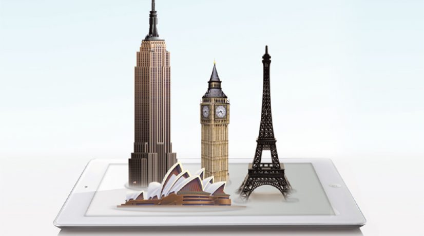 Le e-tourisme, acte 3 - Monuments qui sortent d'un iPad