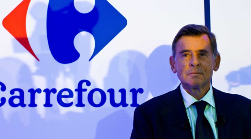 Georges Plassat, PDG du groupe français de vente de supermarchés Carrefour