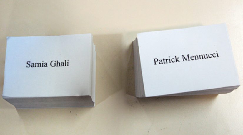 Bulletins de vote PS (Ghali & Mennucci)