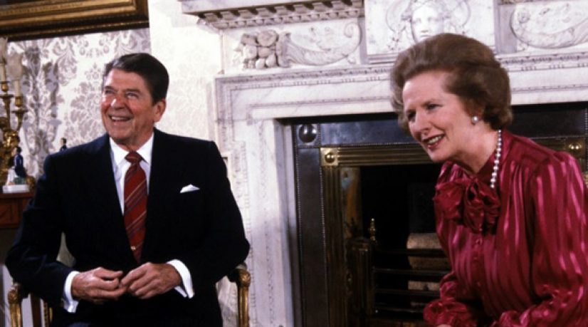 Les conservateurs enterrent Reagan et Tchatcher