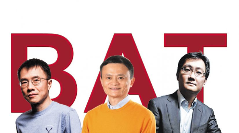 Baidu, Alibaba et Tencent, collectivement appelés BAT