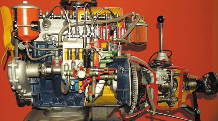 Feu le moteur à combustion