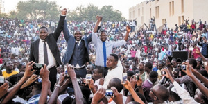 Avec ses partenaires la star internationale Akon et l’homme d’affaires Thione Niang