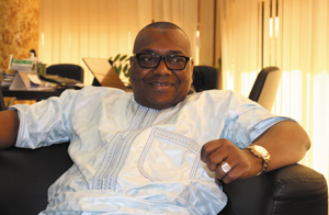 Diadié Sankaré, patron de SAER-EMPLOI, société de services présente dans 8 pays avec 8 000 employés