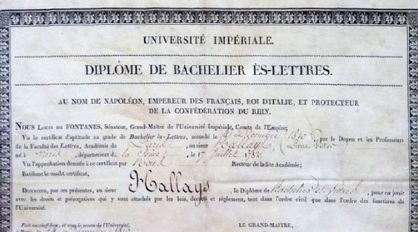 17 mars 1808 : Napoléon crée le baccalauréat