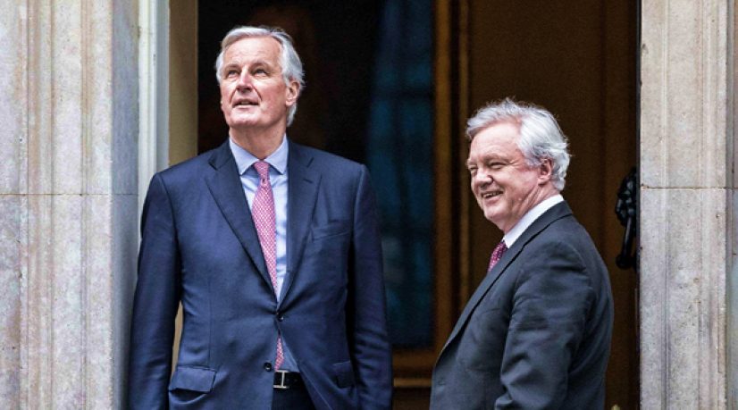 Rencontre avec les deux négociateurs du Brexit, David Davis et Michel Barnier