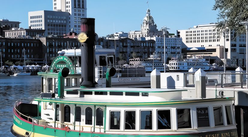 Savannah, Géorgie, prochain plus grand port des Etats-Unis