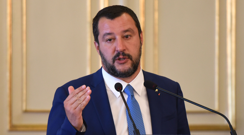 Matteo Salvini, patron de la Ligue (extrême droite)