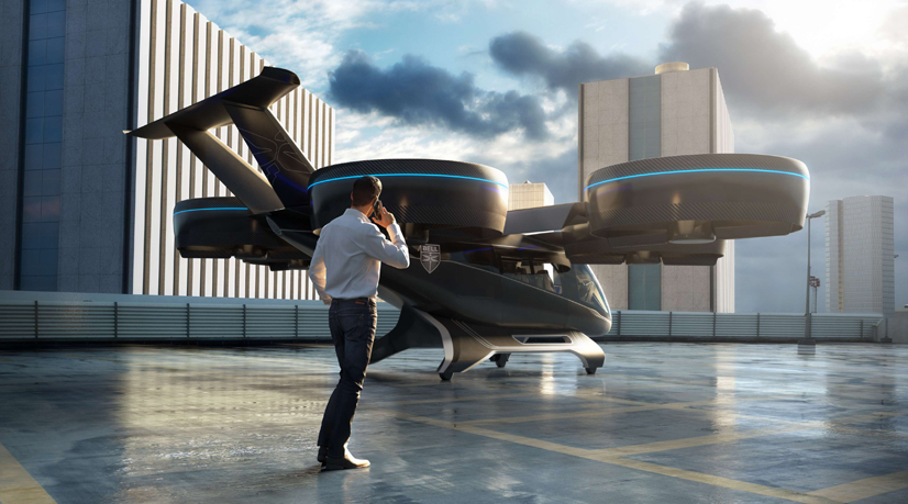 The Bell Nexus, un prototype de "taxi-drone" présenté au CES 2019