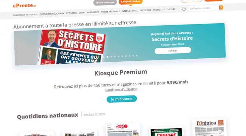 Kiosques numériques, les Netflix de la presse entre deux eaux