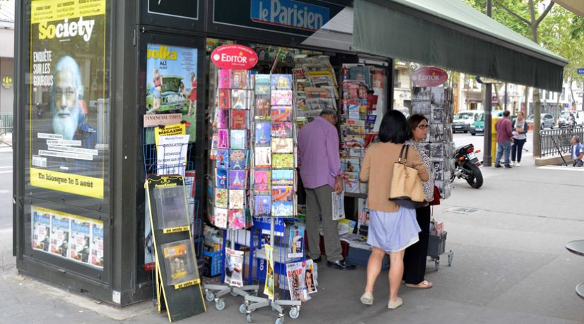 Distribution imprimée de la presse, décroissance toute