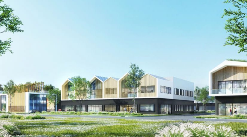 Un village d'entreprises se construit à Flins-sur-Seine et Aubergenville