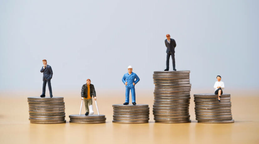 Coefficient de Gini et taux de pauvreté