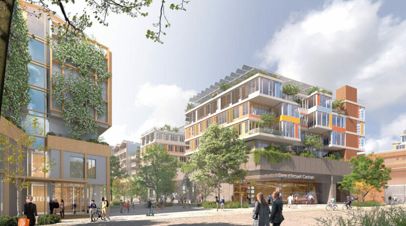 L’écoquartier de la gare de la ligne 15 d’Arcueil-Cachan prend forme