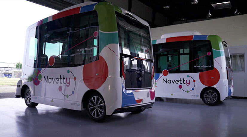 Des navettes autonomes en test dans les Yvelines