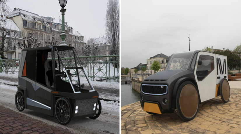 Des mi-voiture mi-vélo aux Mureaux