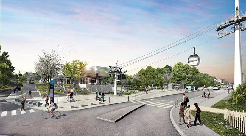 Des élus du Val-de-Marne consultés sur le nom des stations du téléphérique