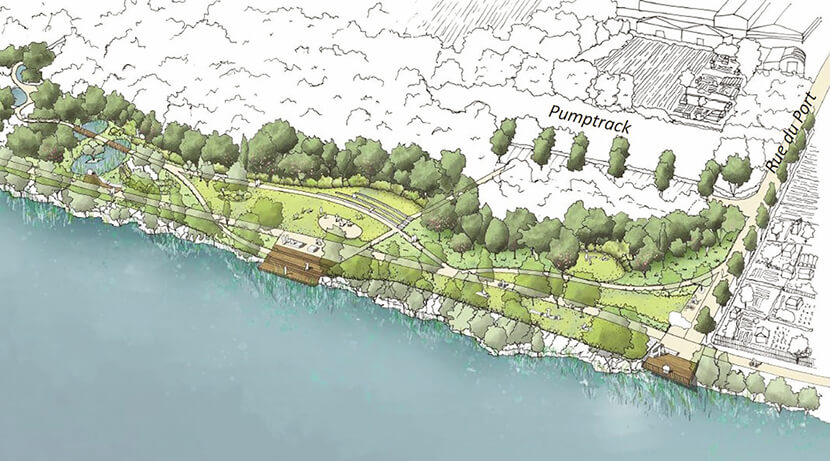 Une voie verte pour les berges de Seine au Mesnil-le-Roi