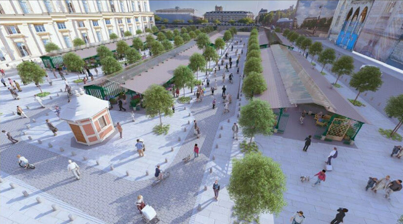 Coup de jeune pour le marché aux fleurs de l’île de la Cité