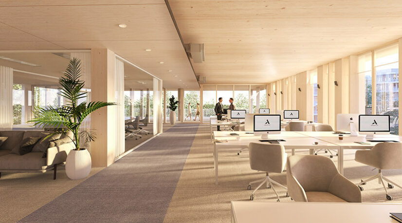 Le plus grand complexe de bureaux en bois d’Europe est à Nanterre