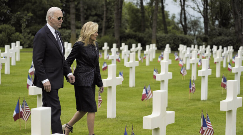 L’effet d’image à double tranchant de Biden en Normandie