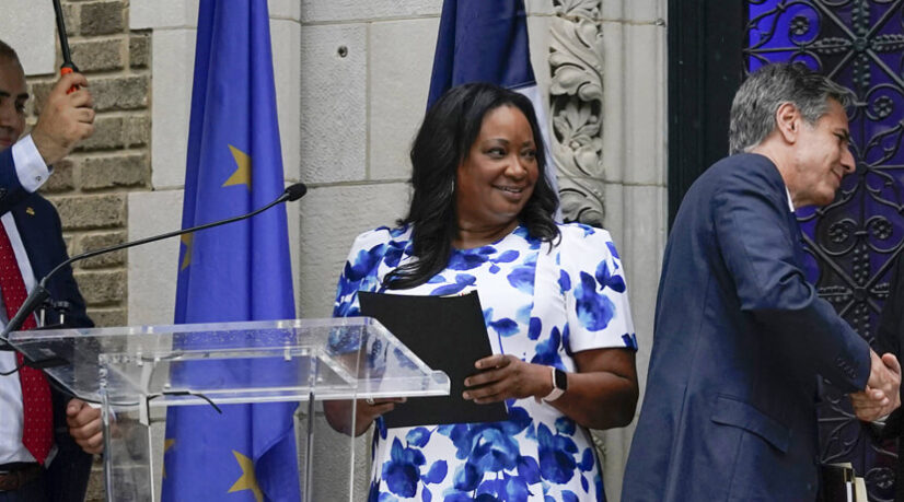 Kimberly A. Bassett, Secretary of State of the District of Columbia, présente les missions de son mandat municipal dans la capitale des États-Unis