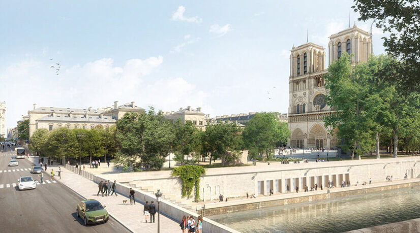 Le parvis de Notre-Dame de Paris sera transformé en clairière