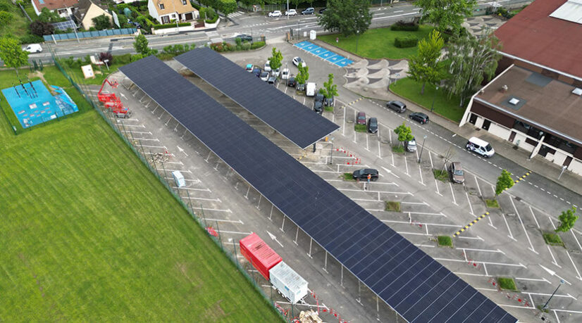 Centrale photovoltaïque XXL à Poissy