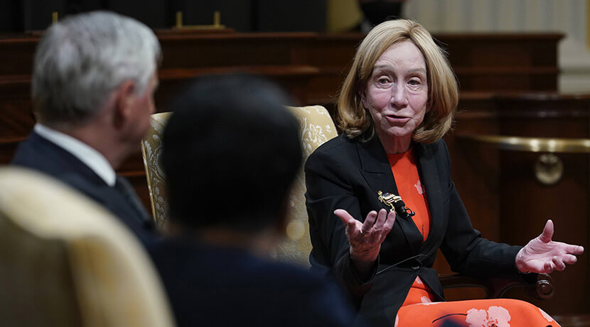 Doris Kearns Goodwin : “Je ne suis pas douée pour lire l’avenir”