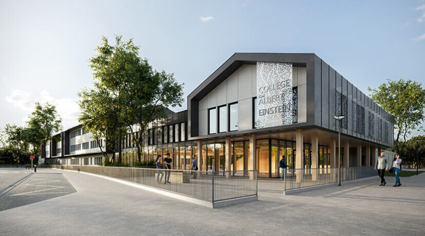 Le collège de Magny-les-Hameaux dans les Yvelines fait peau neuve