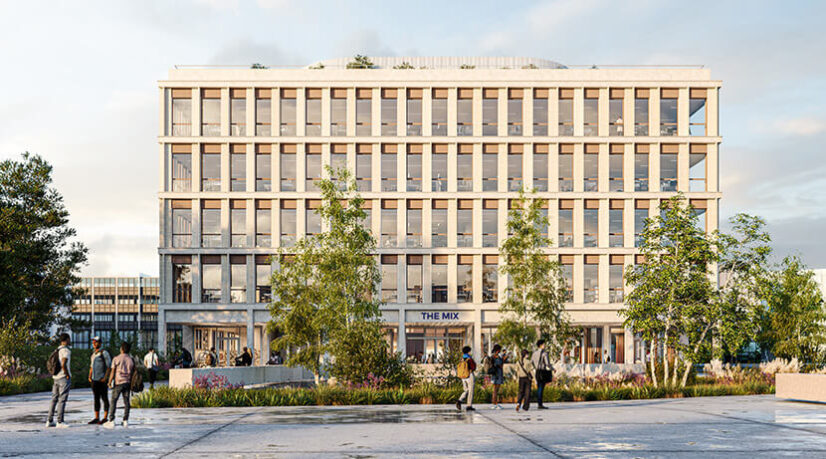The Mix, un bâtiment “techtiaire” à Paris-Saclay