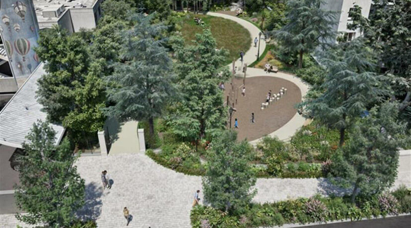 À Suresnes, un nouveau square pour renforcer la continuité écologique