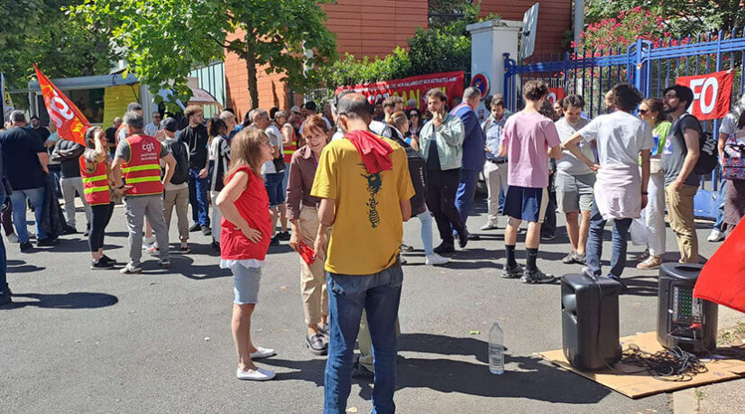 Mobilisation contre la vente du site de Sanofi à Maisons-Alfort