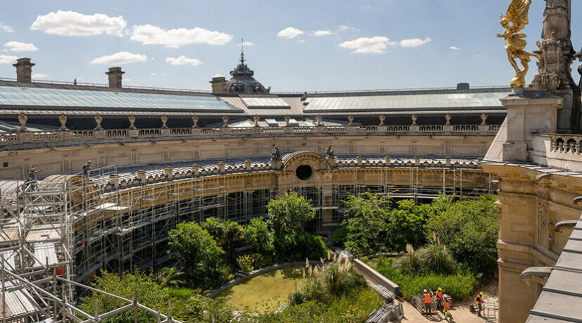Restauration en cours du Petit Palais