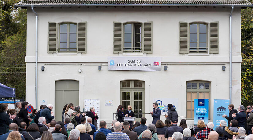 La nouvelle vie de l’ancienne gare du Coudray-Montceaux