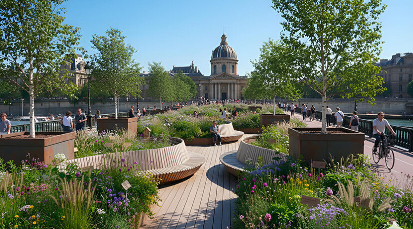 Trente-sept ponts de Paris bientôt végétalisés ?